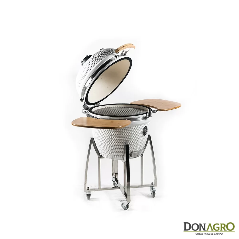 Parrilla Horno Ceramica Kamado Criollo Blanco 21