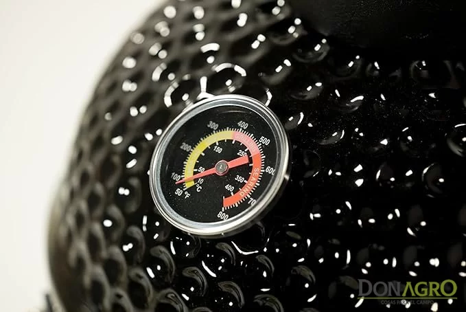 Parrilla Horno Ceramica Kamado MINI Negro 13