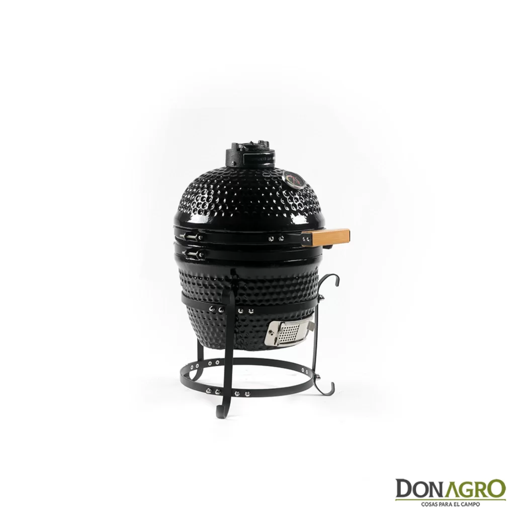 Parrilla Horno Ceramica Kamado MINI Negro 13
