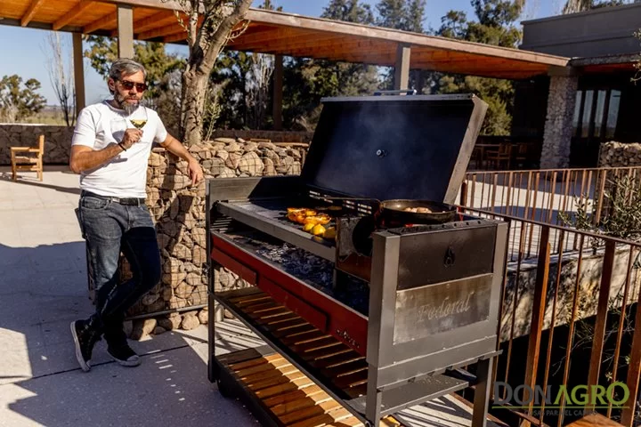Parrilla Tromen Federal con Base y Fogonero