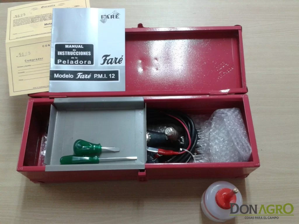 Peladora Faré 12v Pelar Marcas