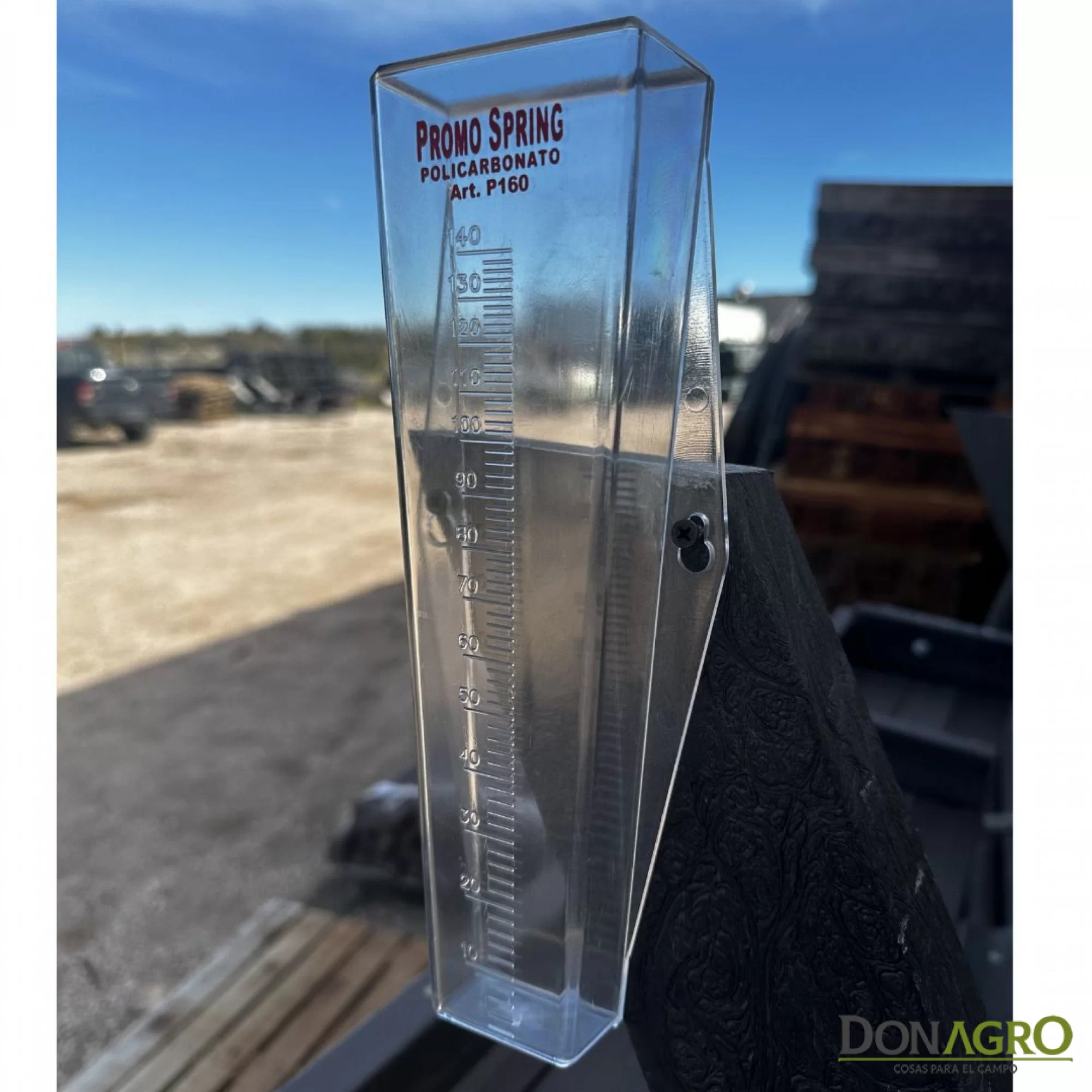 Pluviometro Acrílico Personalizable 140mm Con Logo