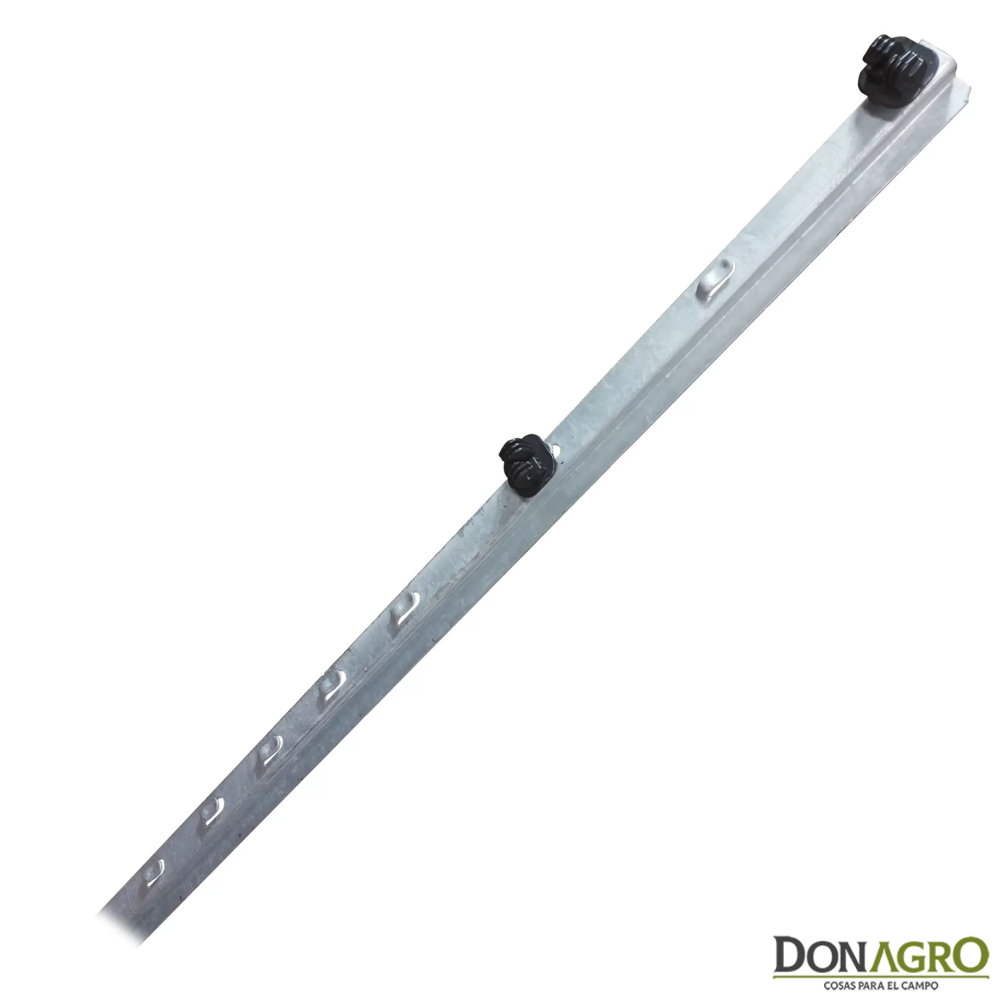 Poste Z Galvanizado Tec-Metal 1.75m con 2 Aisladores