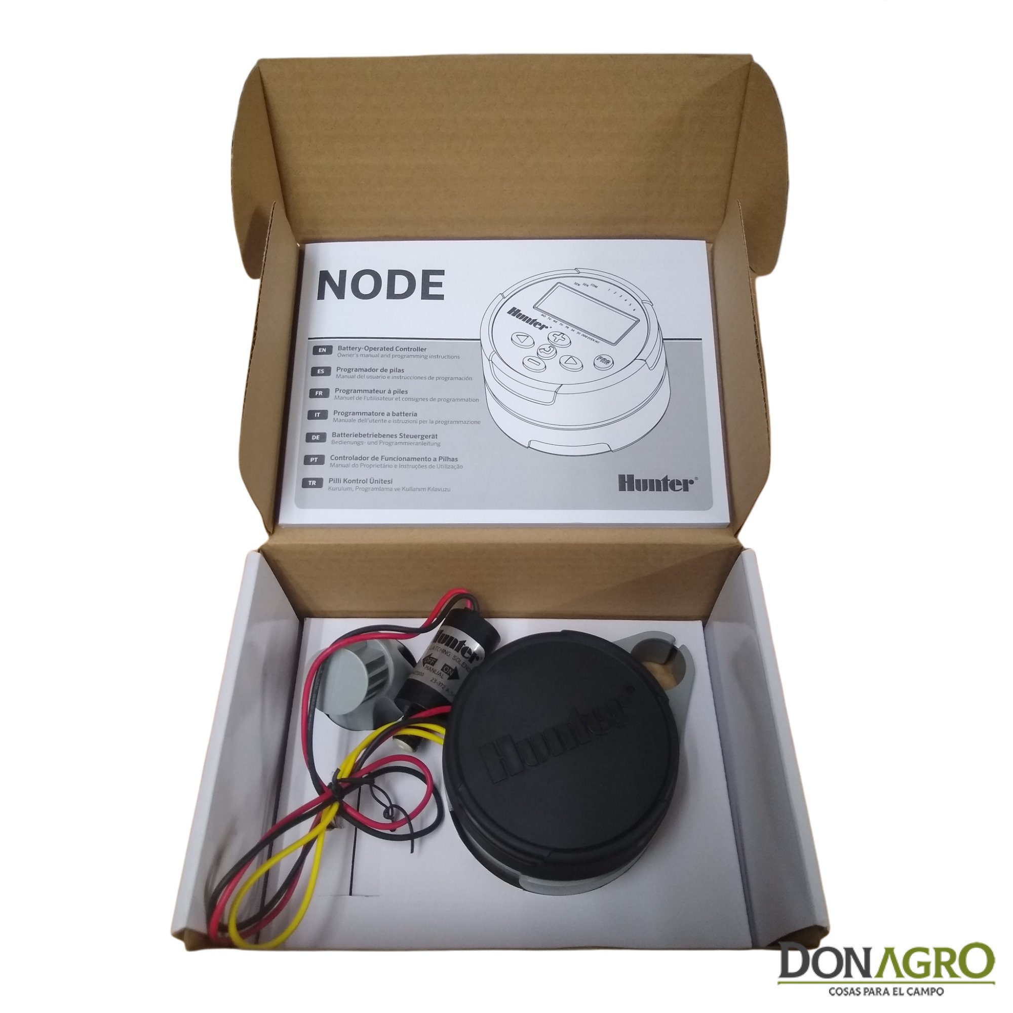 Programador de riego Autonomo a pilas Hunter NODE 100