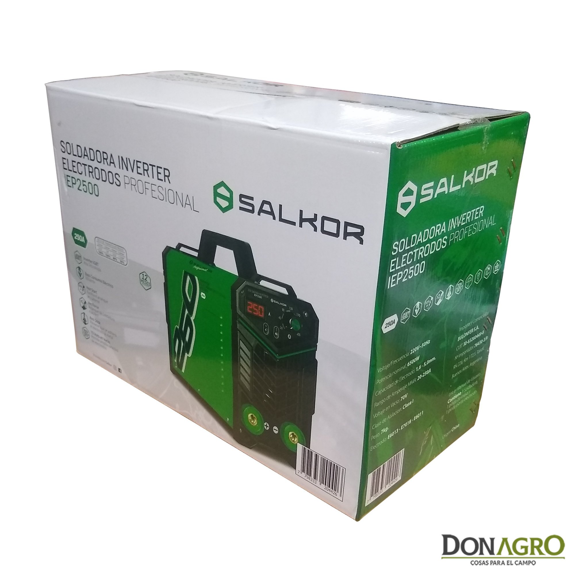 Soldadora Inverter Salkor Profesional 250 Amp