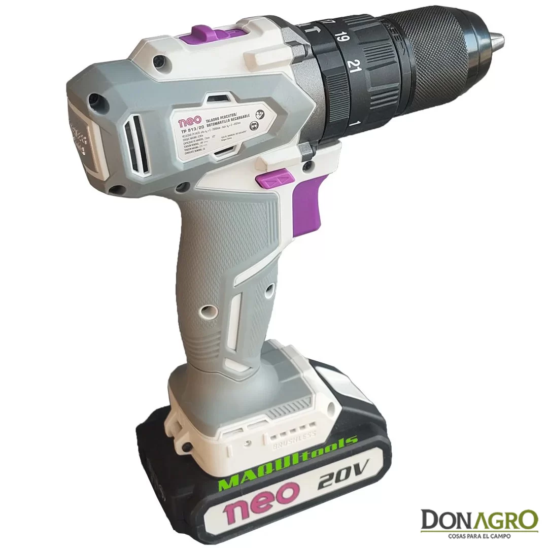Taladro Atornillador Percutor a Bateria 20v TP1213-1/k1