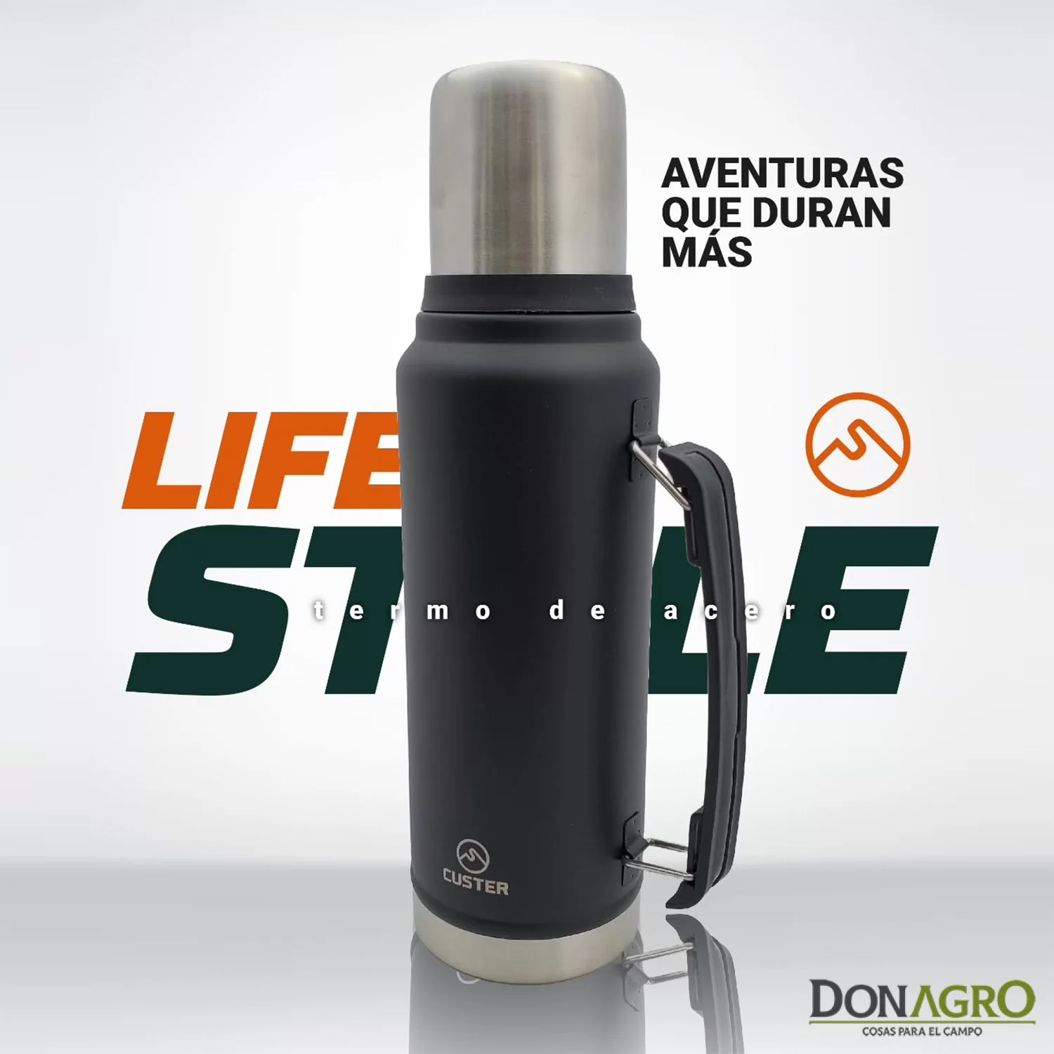 Termo con Pico Cebador 1Lts Custer