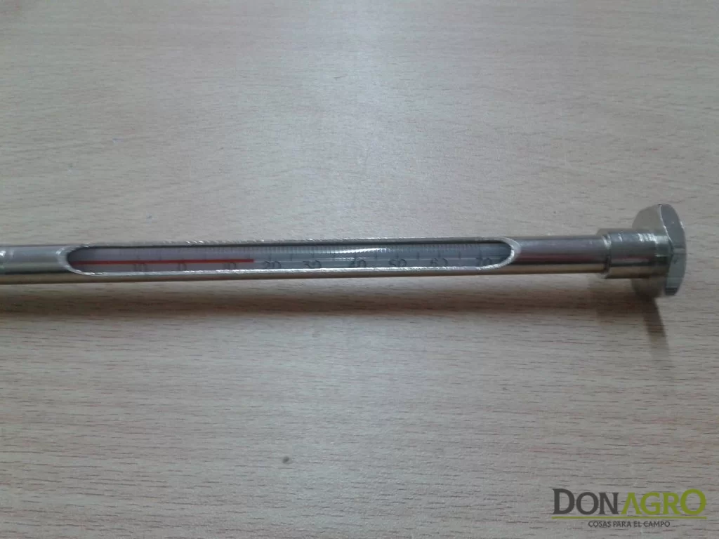 Termometro Para Suelo Acero Inoxidable Alcohol