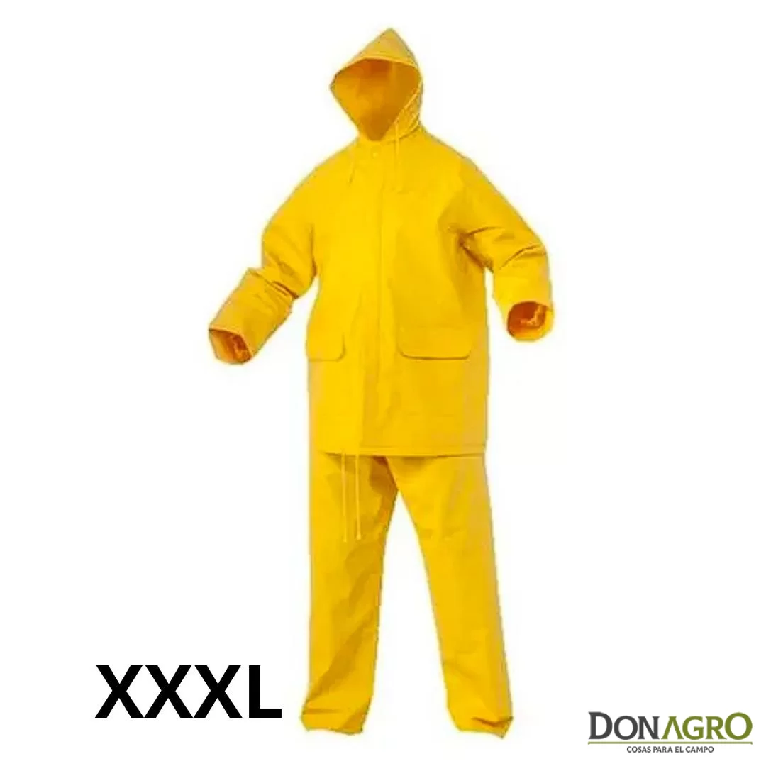 TRAJE IMPERMEABLE XXXL TANGO AMARILLO