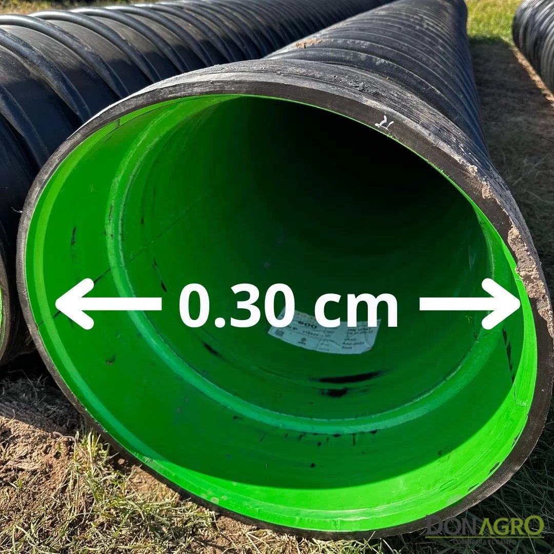 Tubo Alcantarilla PEAD ECOLINE Unión Campana 0.30 cm x 6 mts