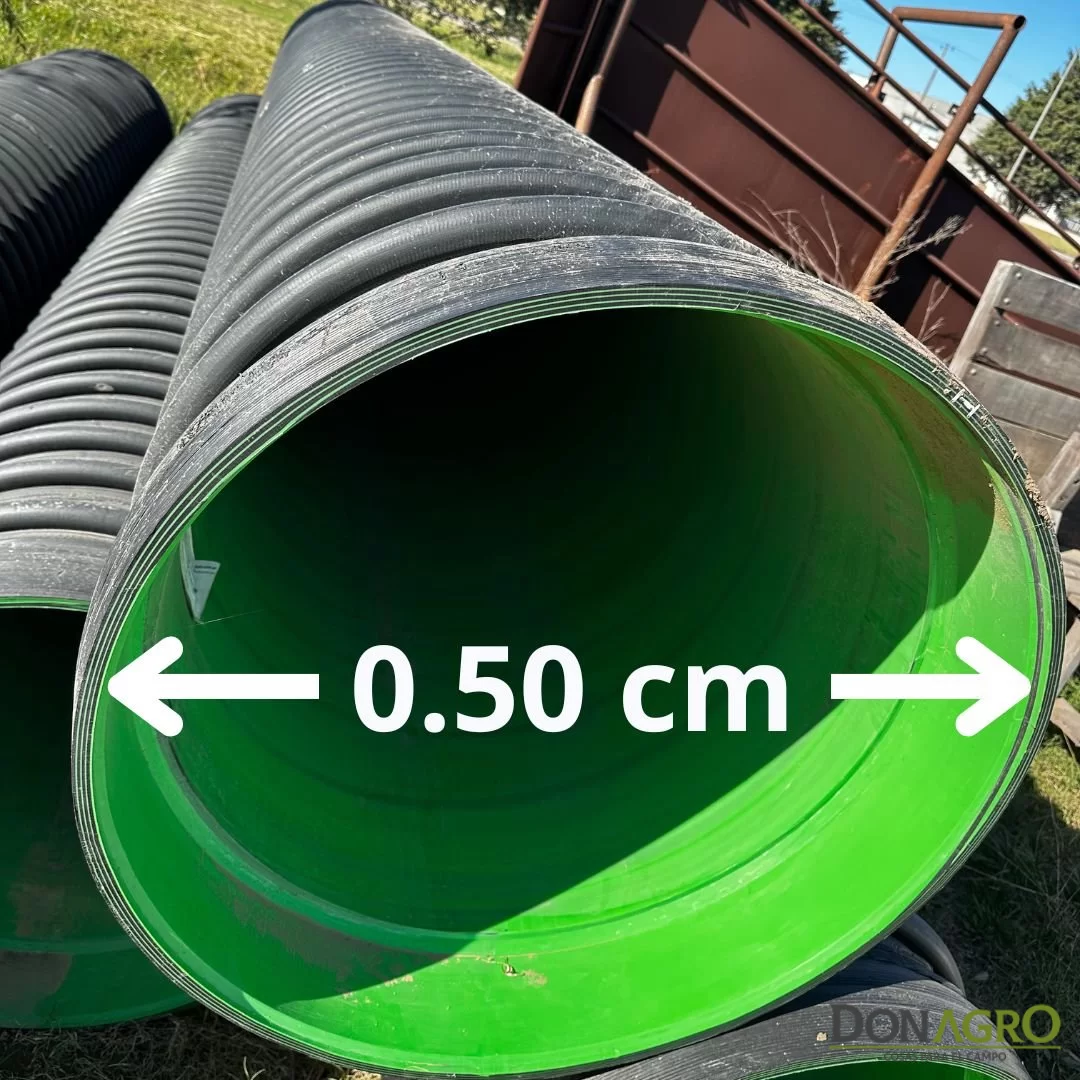 Tubo Alcantarilla PEAD ECOLINE Unión Campana 0.50 cm x 6 mts