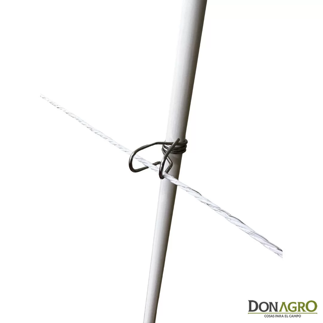 Varilla de Fibra de Vidrio 1.20m x 12mm c/1 clip (MAS CUERPO)