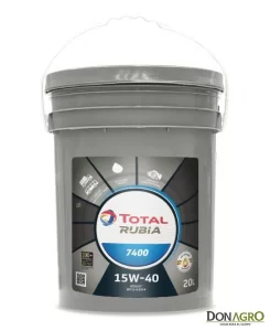 Aceite RUBIA 7400 15W-40 TOTAL 20 LTS