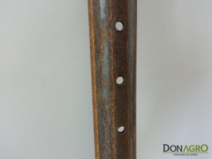 Alambrado de postes metalicos Acindar 7 hilos (materiales x metro)
