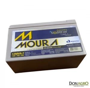 Bateria de Gel 12v 7 Amp. Moura