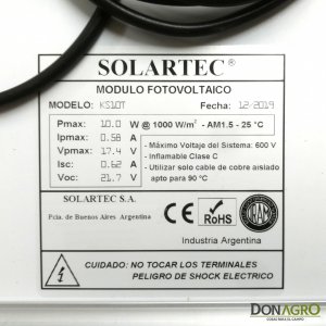 Boyero Electrificador Solar Agrotronic SOLARTEC 1.10j 30km