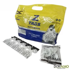 Caravana Electronica DATAMARS Oficial SENASA Binomio 25 Unid. HDX TAMBO