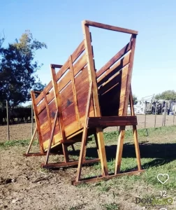 Cargador Fijo 4.00 mts de Madera Dura Reforzado