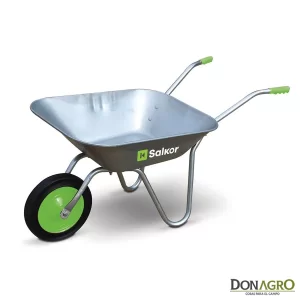 Carretilla Galvanizada 80 lts Rueda Infable