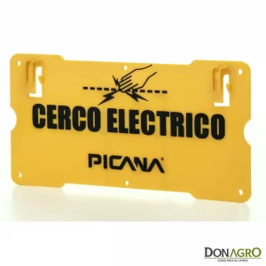 Cartel advertencia Cerco Electrico Picana