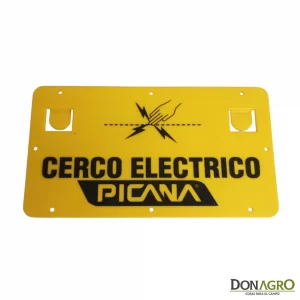 Cartel advertencia Cerco Electrico Picana
