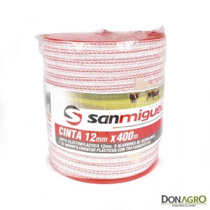 Cinta Electroplastica 400 mts 5 hebras 12mm San Miguel