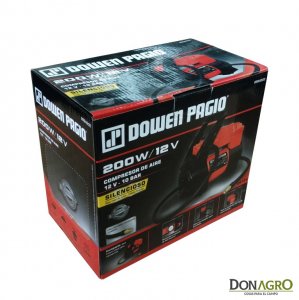 Compresor portatil 12v 10 bar Dowen Pagio