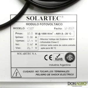 Electrificador Kit Solar 20km 0.9j Plyrap SOLARTEC