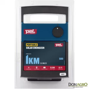 Electrificador Solar c/batería 1km 0.08j PEL S80