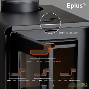 Estufa a leña Bosca ECO 380 9.888 Kcal