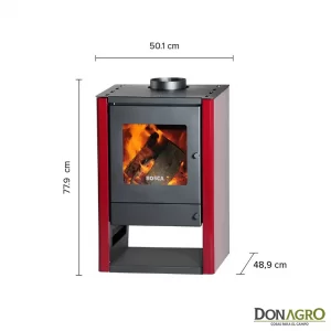 Estufa a Leña Bosca Gold 380 Burdeo 9.114 Kcal