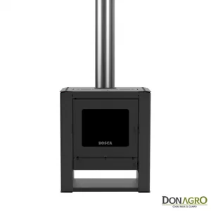Estufa a Leña Bosca Gold 500 Black Vision Charcoal 10.318Kcal