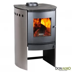 Estufa a Leña Bosca Spirit 380 Inox 9.888Kcal