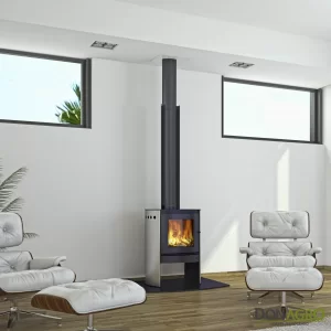 Estufa a Leña Bosca Spirit 380 Inox 9.888Kcal