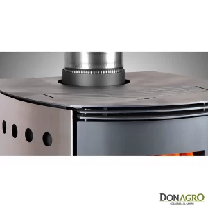 Estufa a Leña Bosca Spirit 380 Inox 9.888Kcal