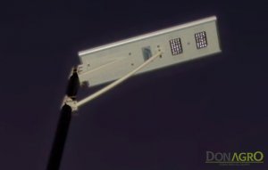 Farola luminaria solar LED 20w autonoma
