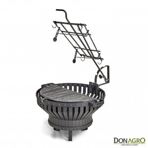 Fogonero Bosca Fire Pit F60 con Parrilla y Cruz Bosca