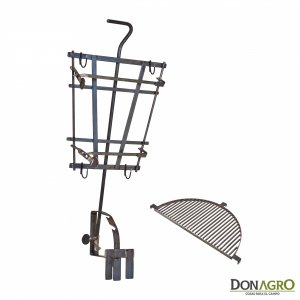 Fogonero Bosca Fire Pit F60 con Parrilla y Cruz Bosca