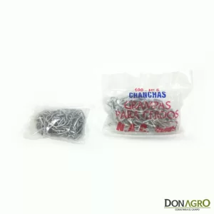 Grampas para cerdos galvanizadas N°3 x 100 unidades