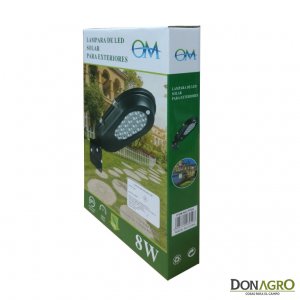 Luminaria Solar LED OM 8w 