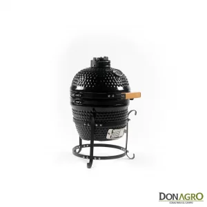 Parrilla Horno Ceramica Kamado MINI Negro 13