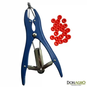 Pinza elastrator Castracion + 100 anillos