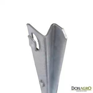 Poste Z Galvanizado Tec-Metal 1.50m con 2 Aisladores