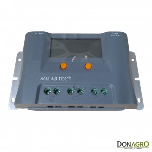 Regulador de voltaje carga solar 40 amp 12v / 24v SOLARTEC SCmax40-u