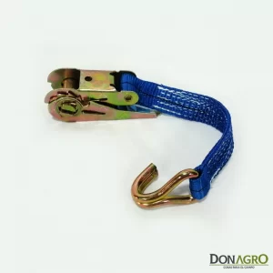 Suncho con Crique (traca traka) de 25mm x 4m con garfio 1000kg