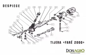 Tijera Faré 2000 para Tripa