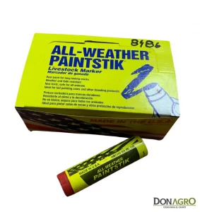 Tiza Barra Paintstik Roja x 12 Unidades