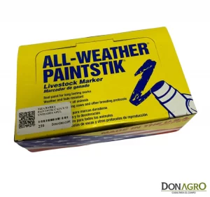 Tiza Pintura Barra Cerdos Ovejas Vacas Paintstik Azul 12 Unid