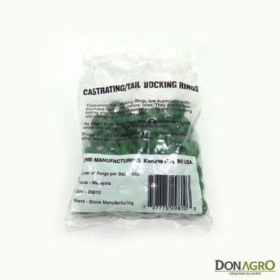 Anillos elastrator para castrar