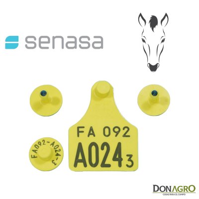 Caravana Oficial Conjunto SENASA 257/17 (x 25 Unid.) Equinos
